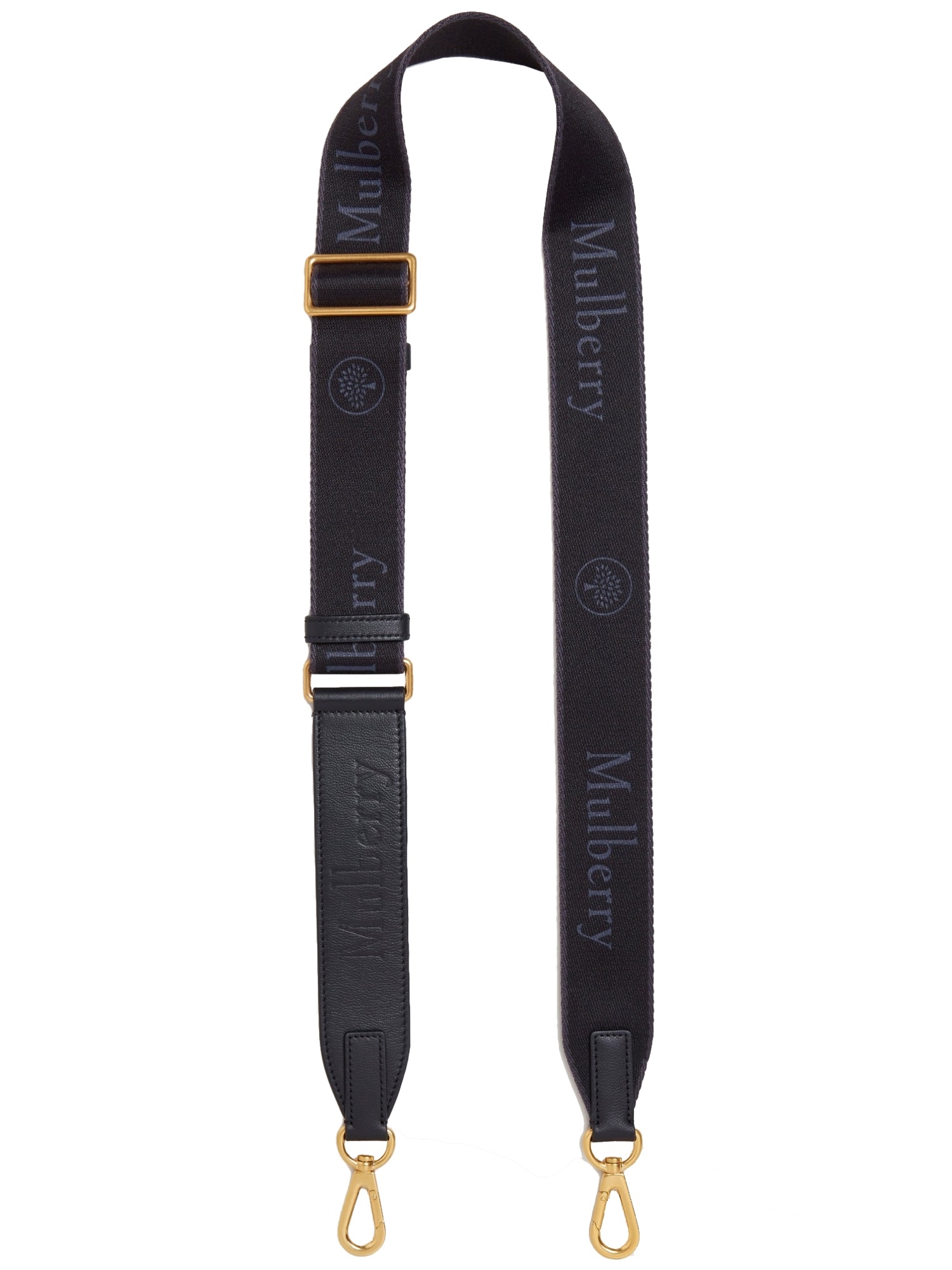 Logo Webbing Strap Black fra Mulberry kob nu